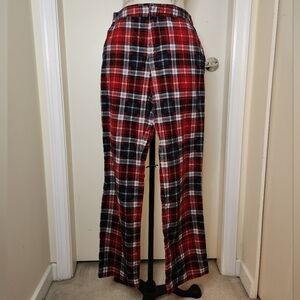 Vintage Nautica plaid corduroy pants